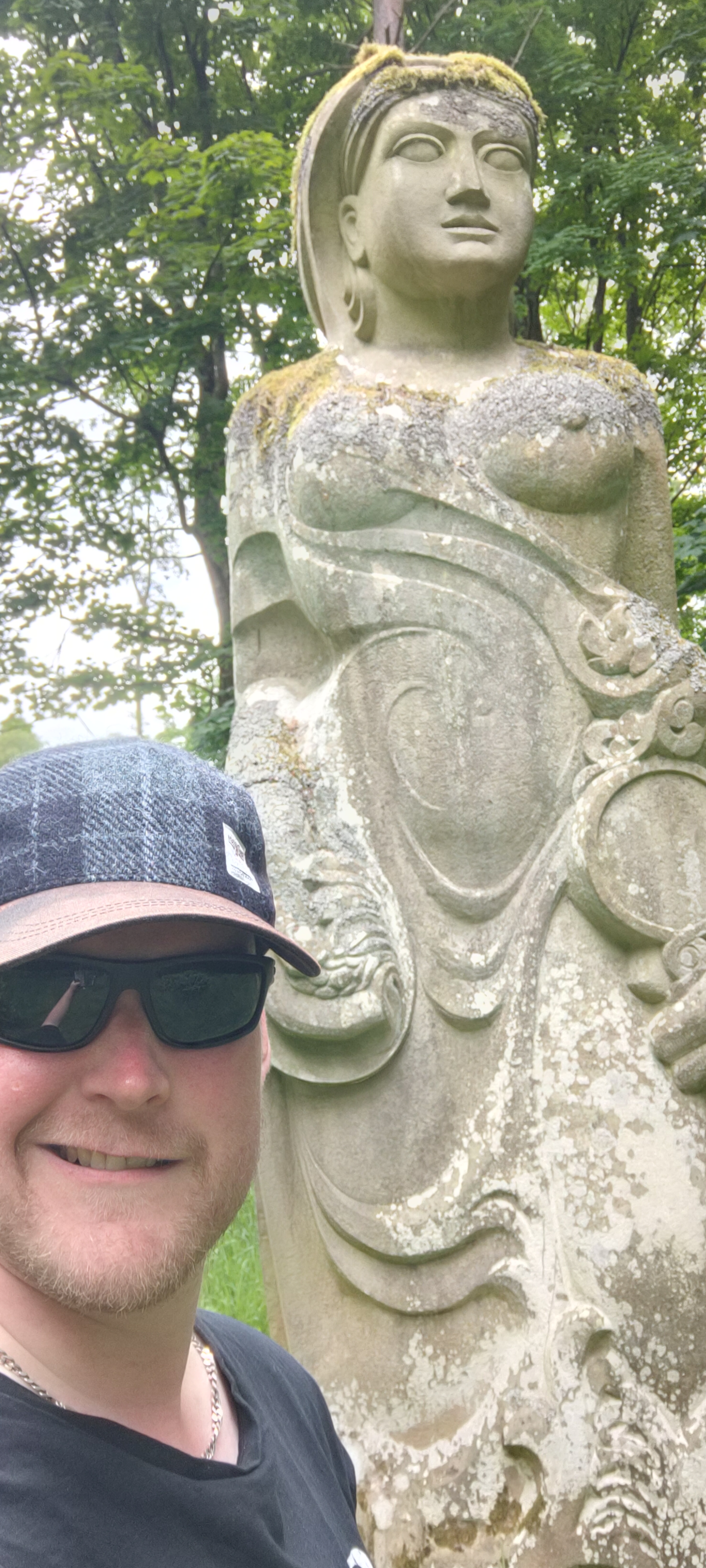 Pictish-style carved stone in Aberdeenshire