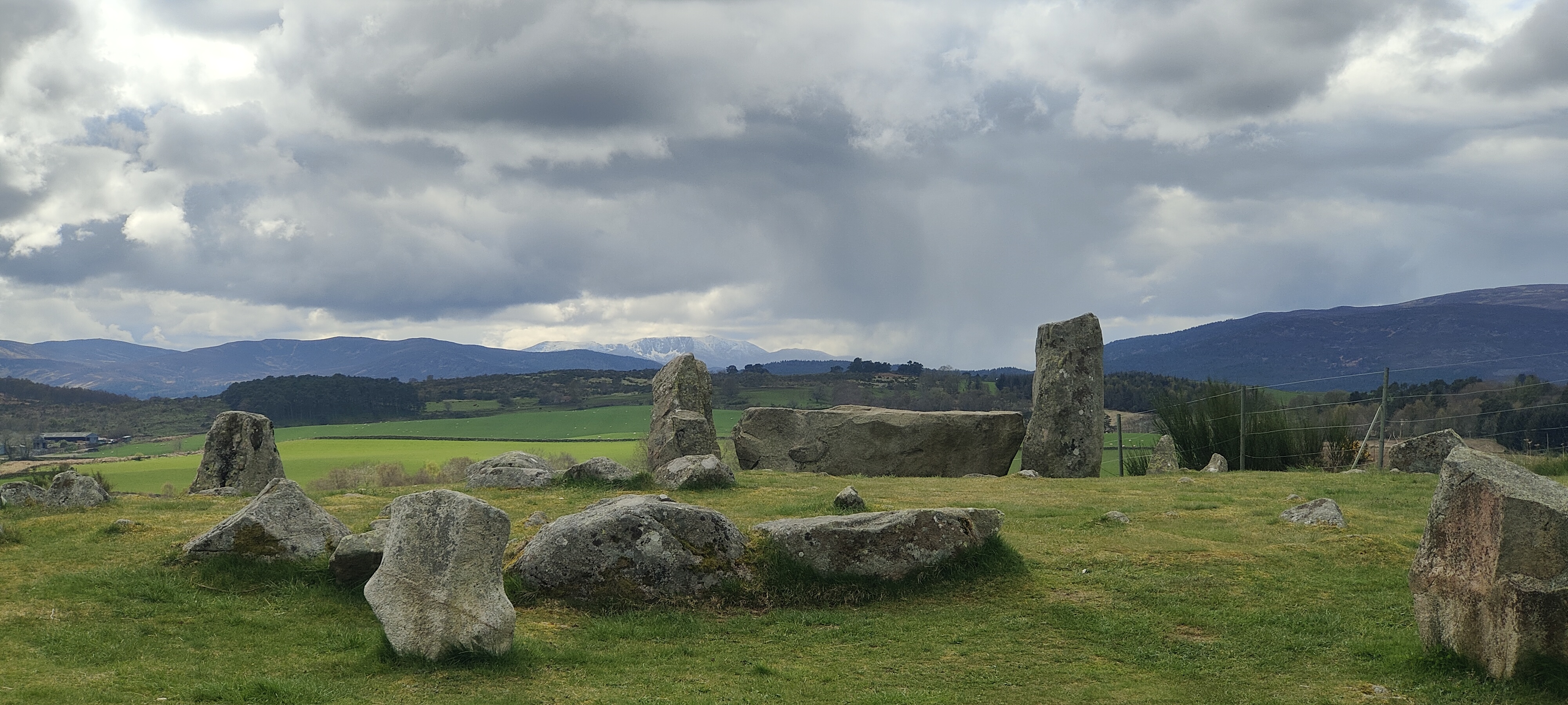 Tomnaverie Stone Circle in Aberdeenshire