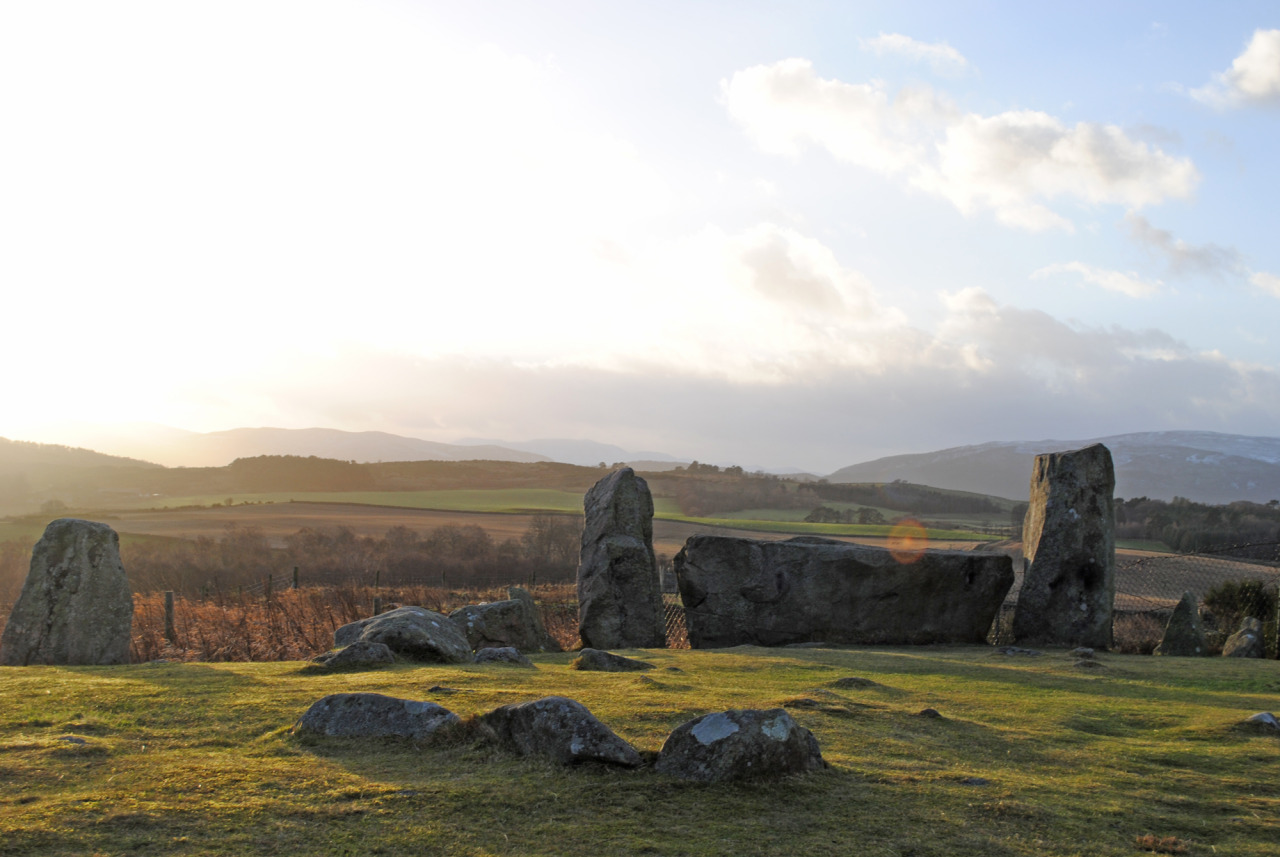 Open countryside in Royal Deeside