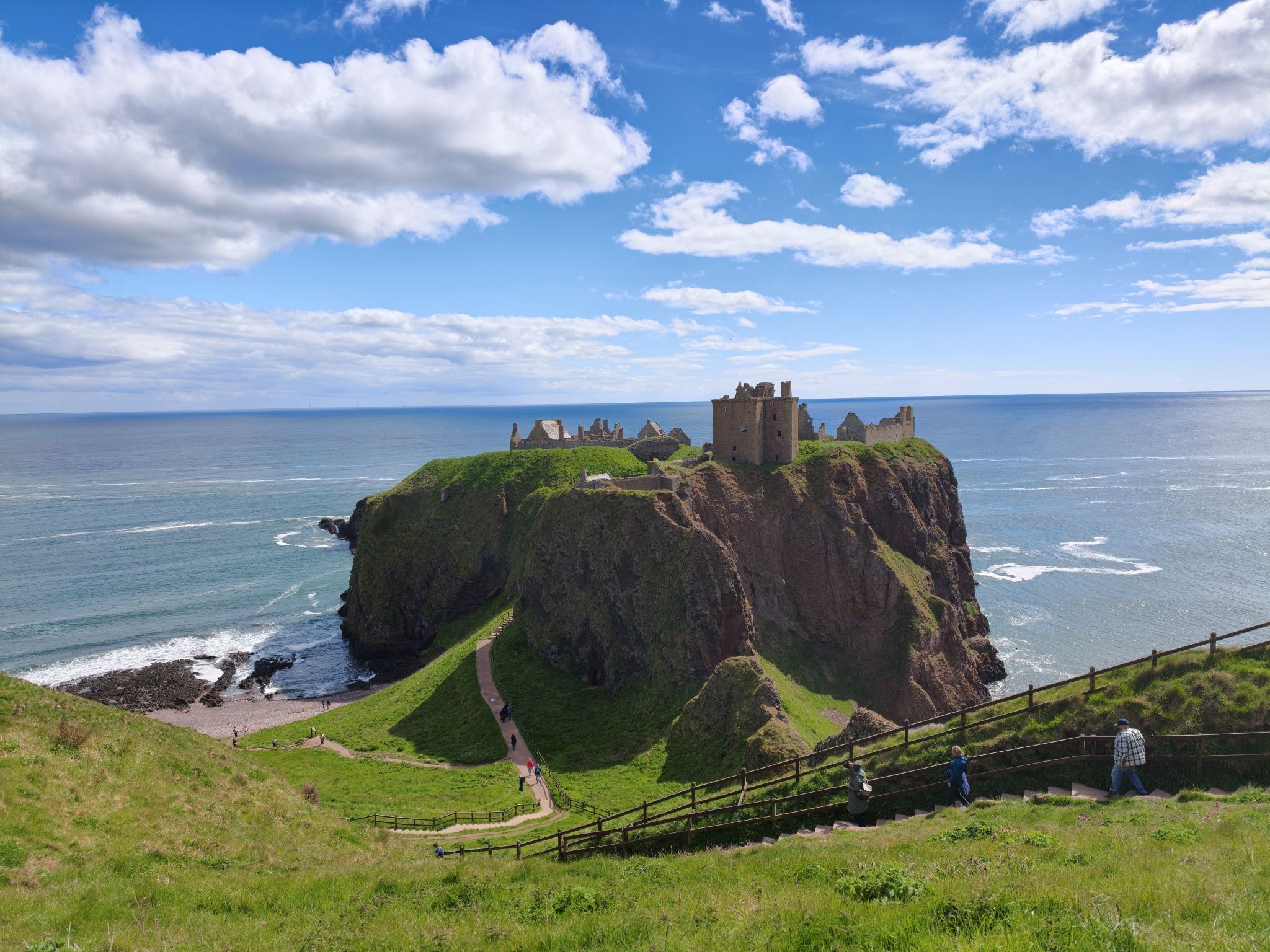 Dunnottar Castle on the Aberdeenshire coast